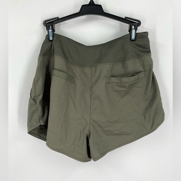 MPG Women’s Pull On Workout Shorts Olive Green size S - Picture 3 of 3